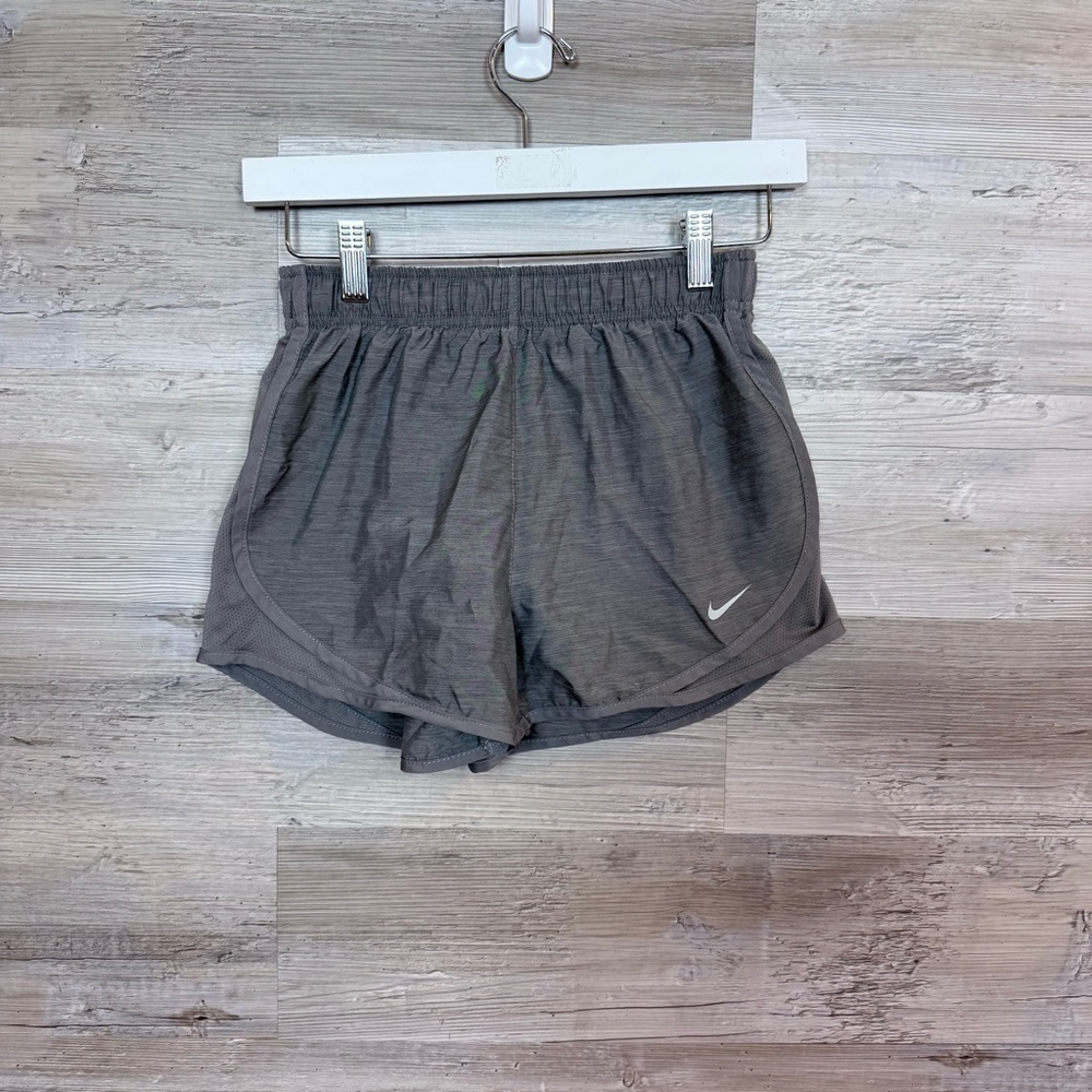 Nike Dri-FIT Heathered Grey Tempo Running Shorts - XS